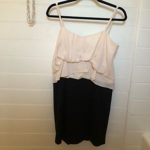 BCBG Formal Sleeveless Tuxedo Dress